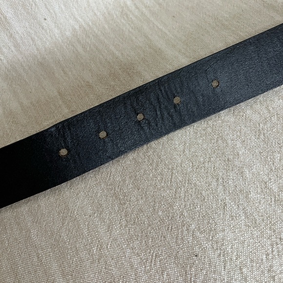 Zara Black Leather Belt Size 85 - Picture 12 of 14